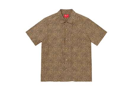 Supreme Leopard Silk S/S Shirt Tan (SS22) | TBC - KLEKT