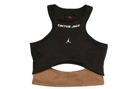 Air Jordan x Travis Scott Cactus Jack Women's Tank Top Dark Smoke 