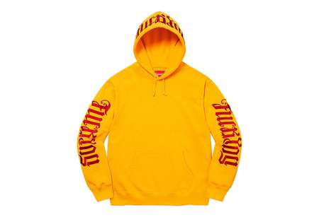 Supreme Ambigram Hooded Sweatshirt Bright Gold (SS22) | TBC - KLEKT
