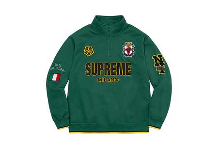 Supreme Milano Half Zip Pullover Dark Green (FW22) | TBC - KLEKT