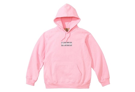 Supreme x Burberry® Box Logo Hooded Sweatshirt Pink (SS22) | TBC
