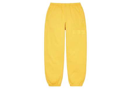 Supreme x The North Face® Pigment Printed Sweatpant Yellow (FW22
