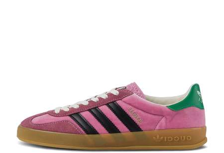 Adidas WMNS x Gucci Gazelle Original GG Beige Pink (2022)