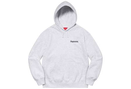 Supreme Worldwide Hooded Sweatshirt Ash Grey (SS23)