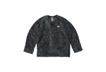 Supreme x The North Face High Pile Fleece L/S Top Black (SS23