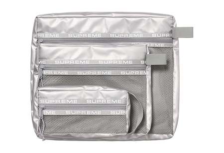 Supreme Shoulder Bag Silver (FW22)