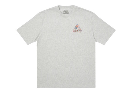 Palace Tri-Sticker Pack T-Shirt Grey Marl (FW21) | FW21 - KLEKT