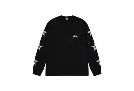 Stussy Stars LS Tee Black (SS23) | TBC - KLEKT