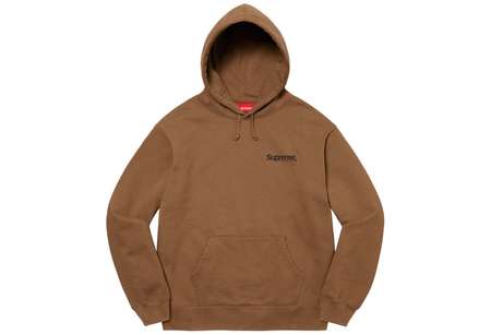 Supreme Worldwide Hooded Sweatshirt Olive Brown (SS23)