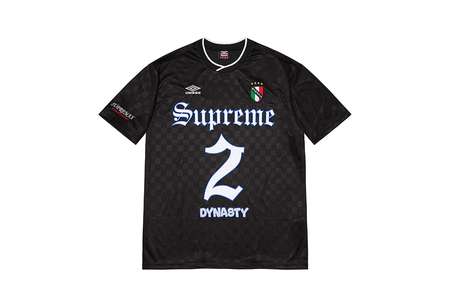 Supreme x Umbro Soccer Jersey Black (SS22) | TBC - KLEKT