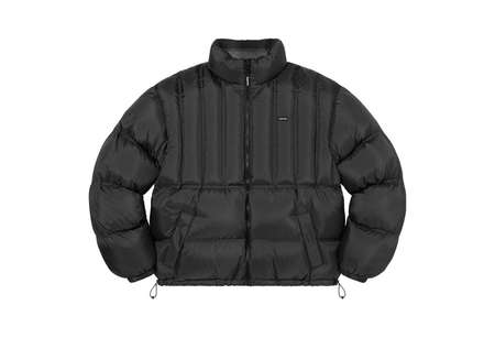 Supreme Flannel Reversible Puffer Jacket Black (FW22) | TBC - KLEKT