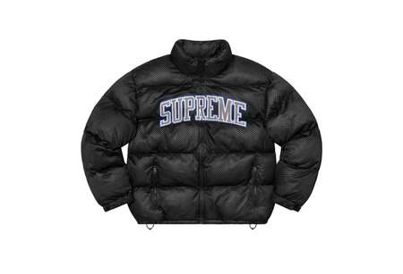 Supreme Mesh Jersey Puffer Jacket Black (SS23) | TBC - KLEKT