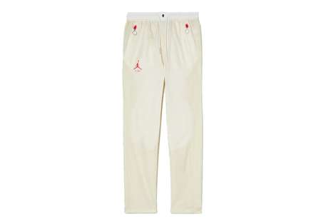 Off-White x Jordan Woven Pants White Cream Red (SS21)