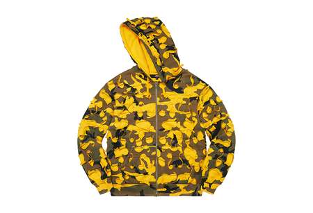 Supreme x Griffin Zip Up Hooded Sweatshirt Yellow Camo (FW22