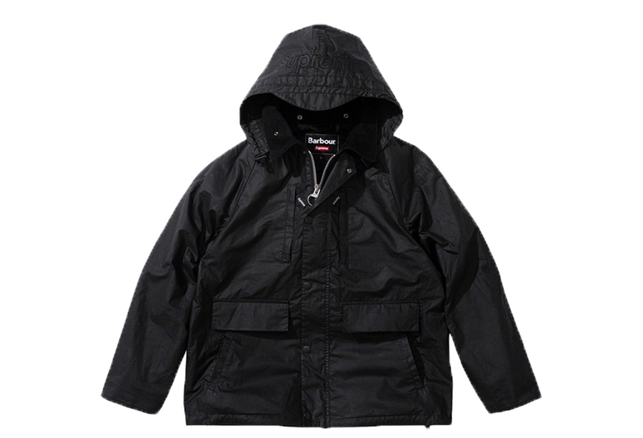 Supreme x Barbour Lightweight Waxed Cotton Field Jacket Black (SS20)