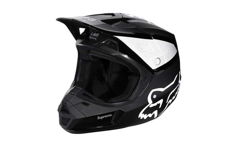 Supreme x Fox Racing V2 Helmet Black/White (SS18)
