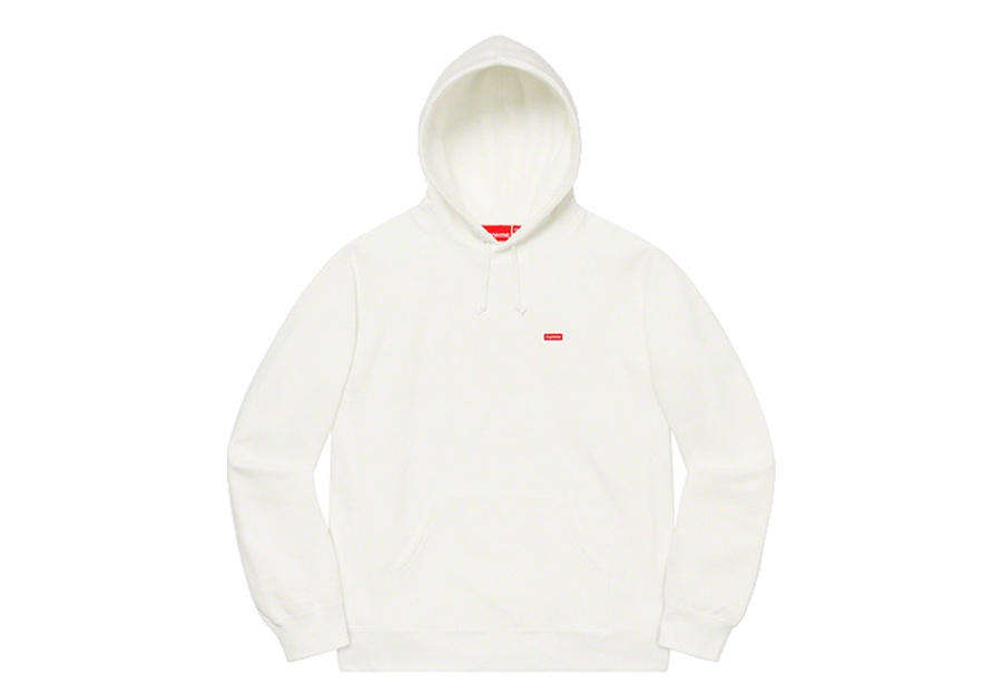 Supreme Small Box Hooded Sweatshirt White (SS20)
