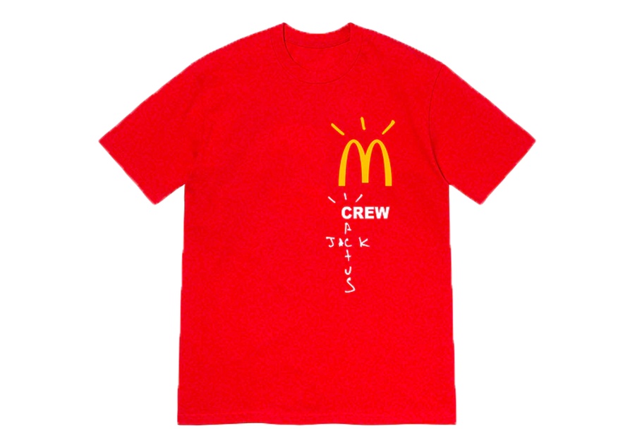 Travis Scott x McDonald's Crew T-Shirt Red (2020)