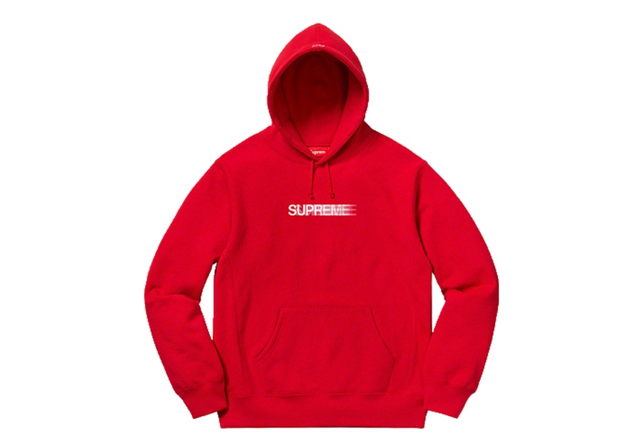Supreme Motion Logo Hooded Sweatshirt Red (SS20)