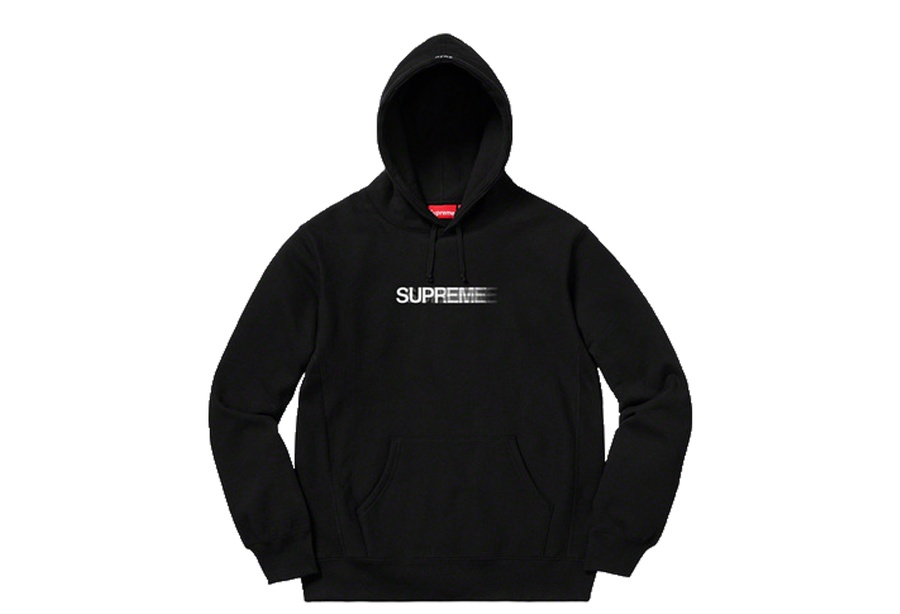 Supreme Motion Logo Hooded Sweatshirt Black (SS20) 