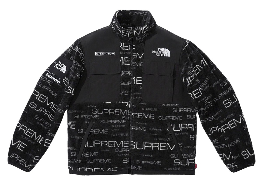 Supreme x The North Face Steep Tech Fleece Jacket Black (FW21)