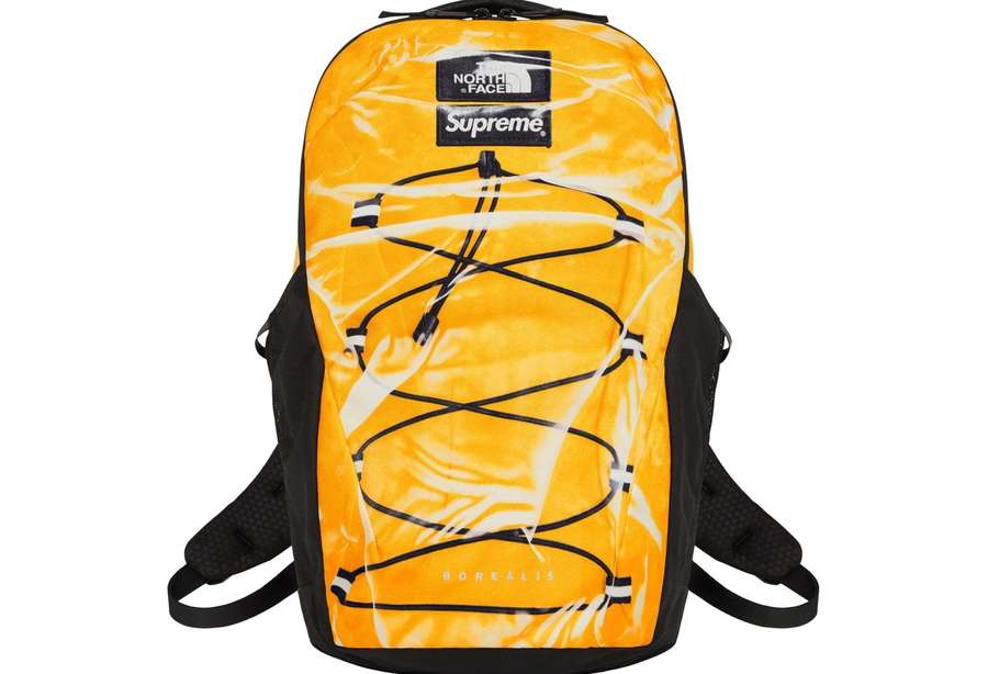 Supreme x The North Face Trompe L'Oeil Printed Borealis Backpack Yellow (SS23)