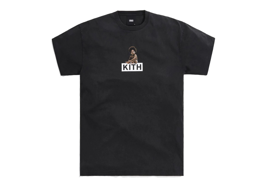 Kith The Notorious BIG Ready to Die Classic Logo Vintage Tee Black (SS21)