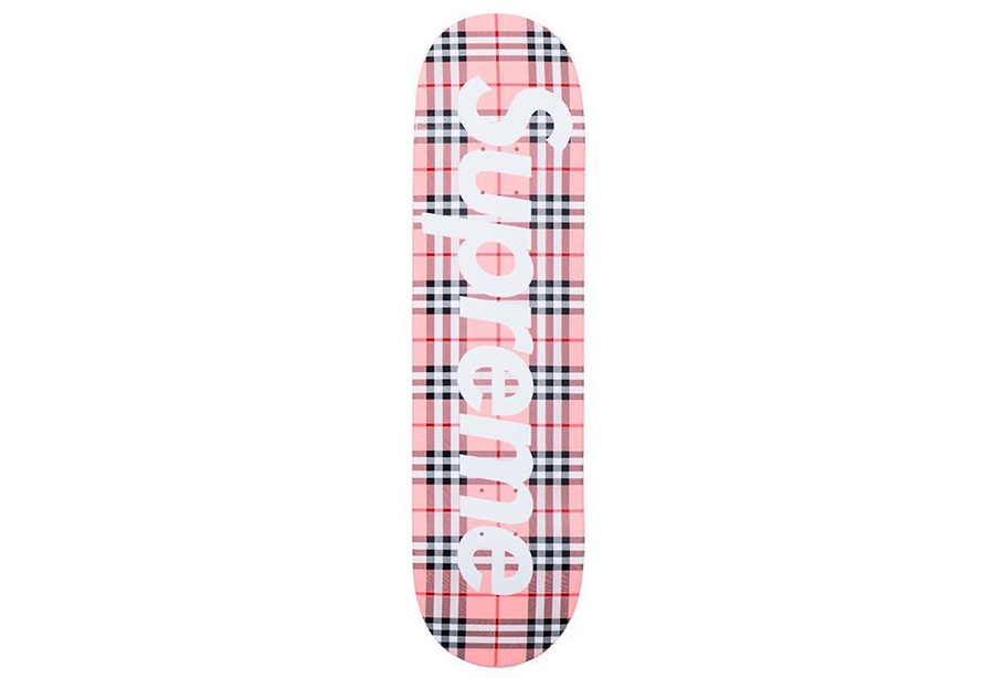 Supreme x Burberry® Skateboard Pink Check (SS22)