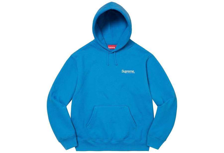 Supreme Worldwide Hooded Sweatshirt Blue (SS23)