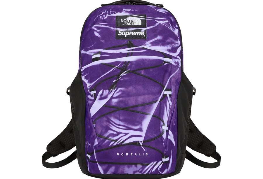 Supreme x The North Face Trompe L'Oeil Printed Borealis Backpack Purple (SS23)