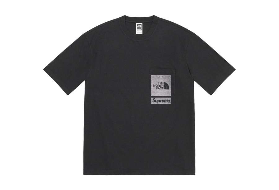 Supreme x The North Face Printed Pocket Tee Black (SS23)