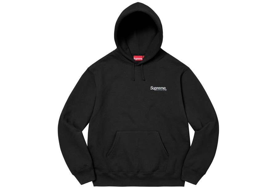 Supreme Worldwide Hooded Sweatshirt Black (SS23)