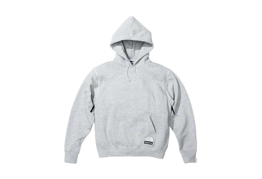 Supreme x The North Face Convertible Hooded Sweatshirt Heather Grey (SS23)