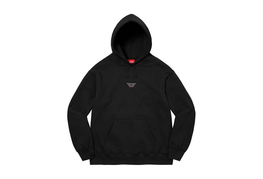 Supreme World Famous Micro Hooded Sweatshirt Black (SS23)