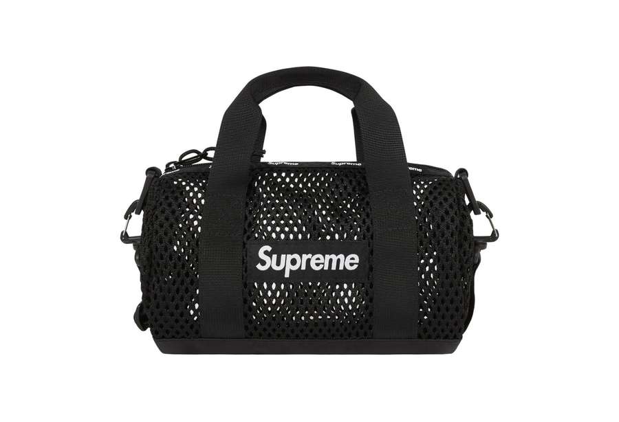 Supreme Mesh Mini Duffle Bag Black (SS23)