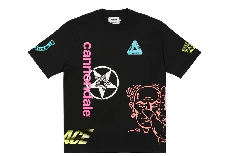 Palace x Cannondale Mad Boy T-Shirt Black (FW21)