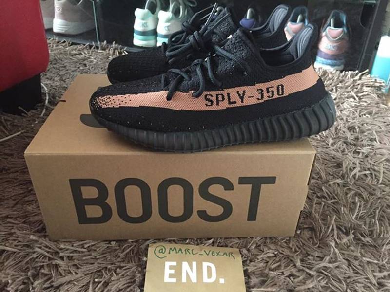 2016 Adidas Yeezy 350 V2 Boost 550 BY 9611 black men shoes