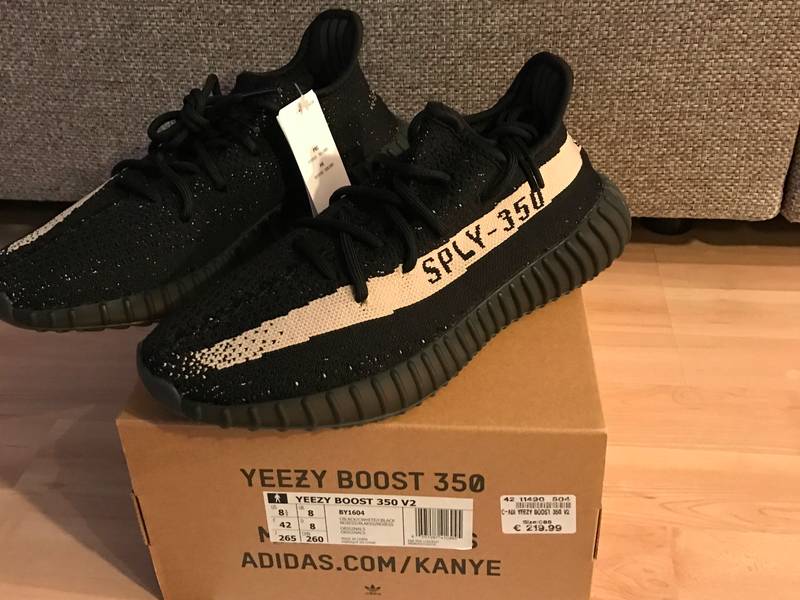 NEW Adidas Yeezy Boost 350 V 2 Core Black Red Infant Shoes
