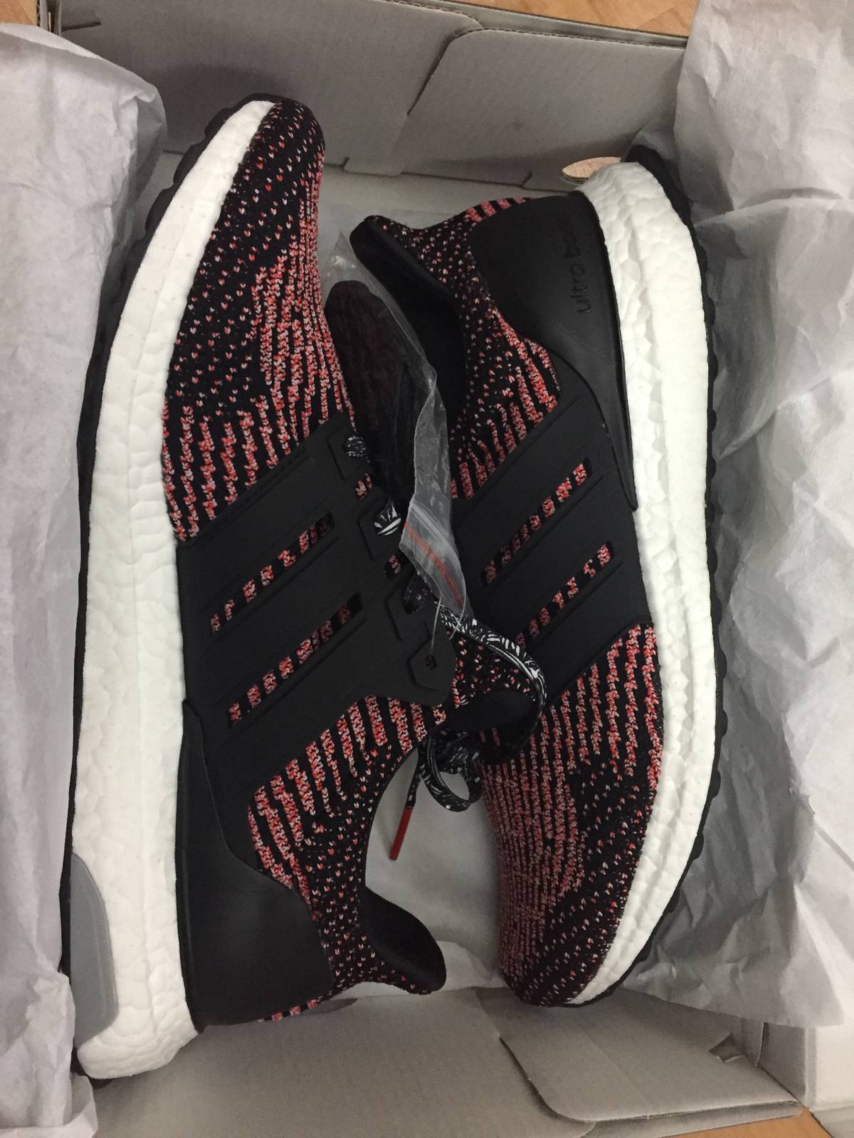 Adidas Ultra Boost Shoes 3.0 Burgundy (#1074432) from Zack