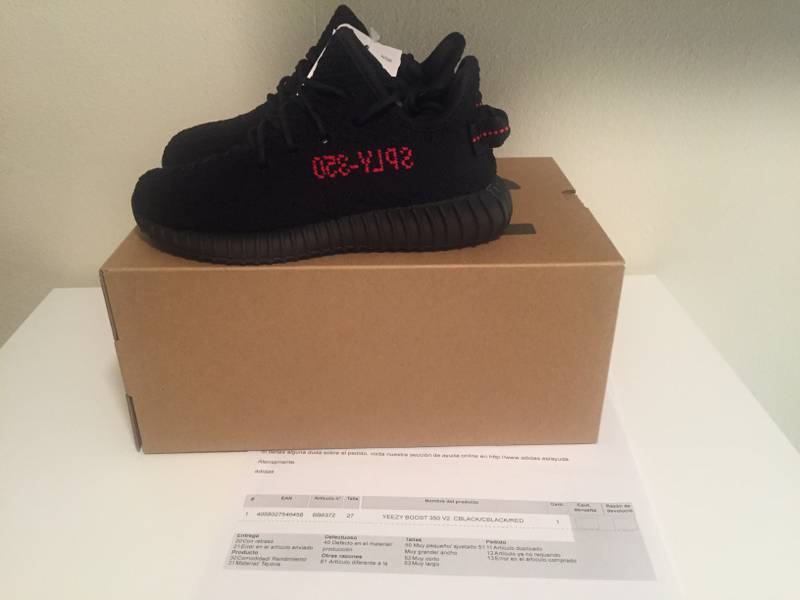 Yeezy Boost 350 V2 Infant 'Bred' Adidas BB 6372 core black / core