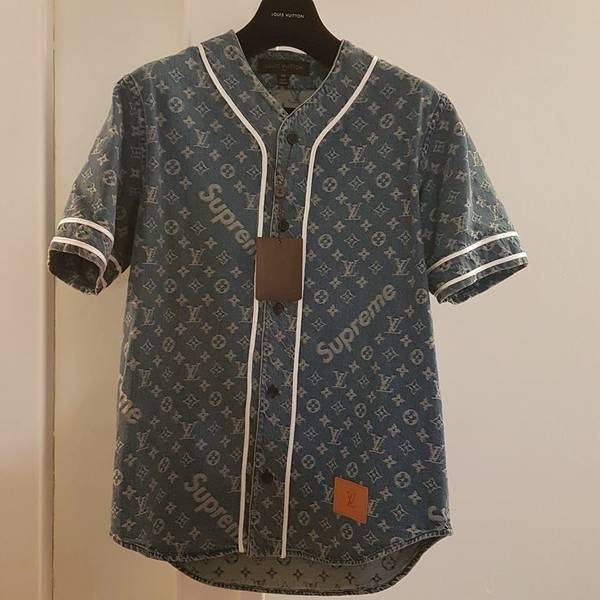 Supreme x Louis Vuitton Baseball Shirt (#1138140) from Sousanine HA at Presented By