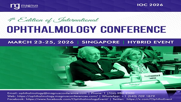 4th Edition of International Ophthalmology Conference - SponsorMyEvent