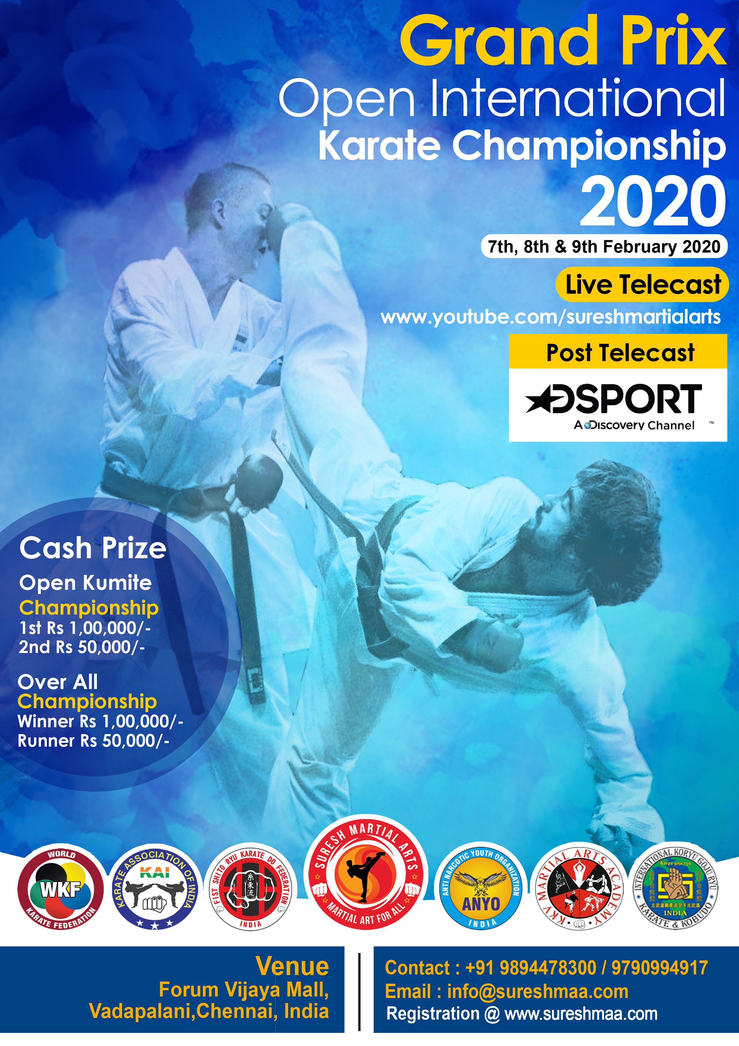 Grand Prix international karate championship SponsorMyEvent