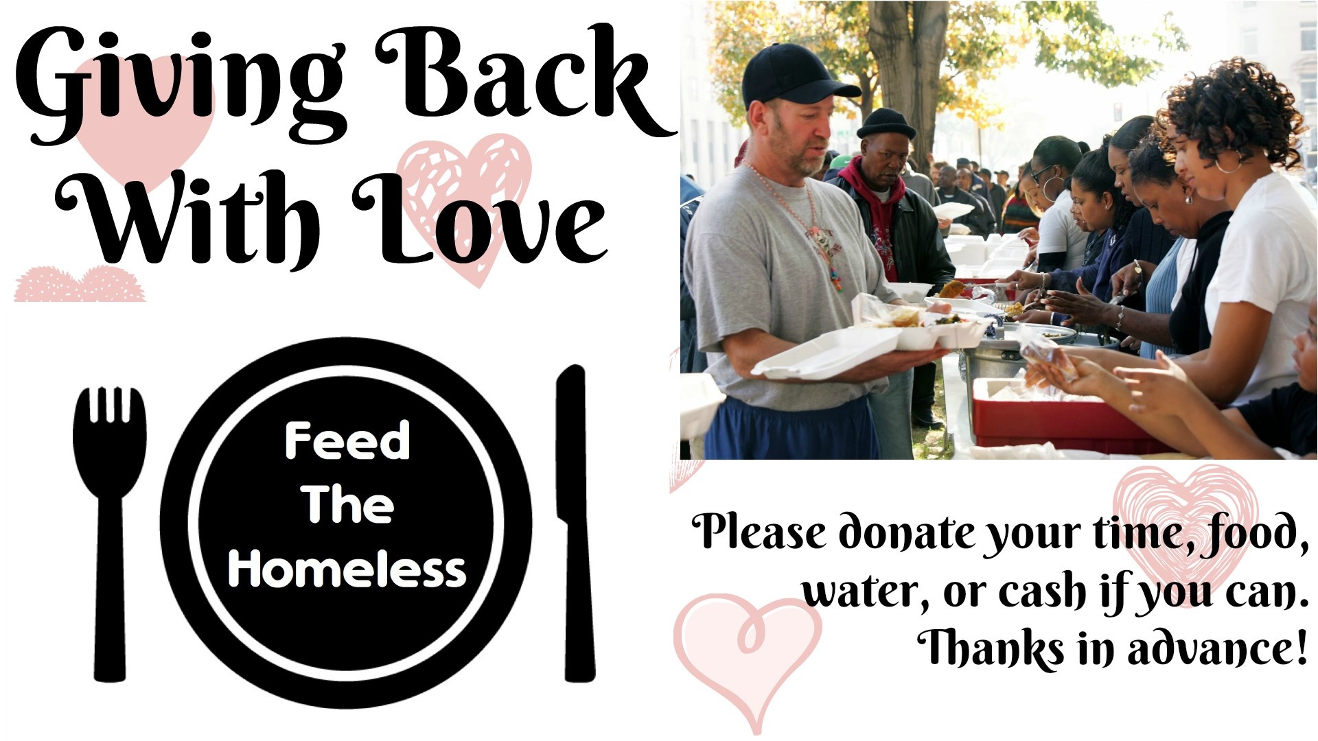Giving With Love Feed the Homeless SponsorMyEvent