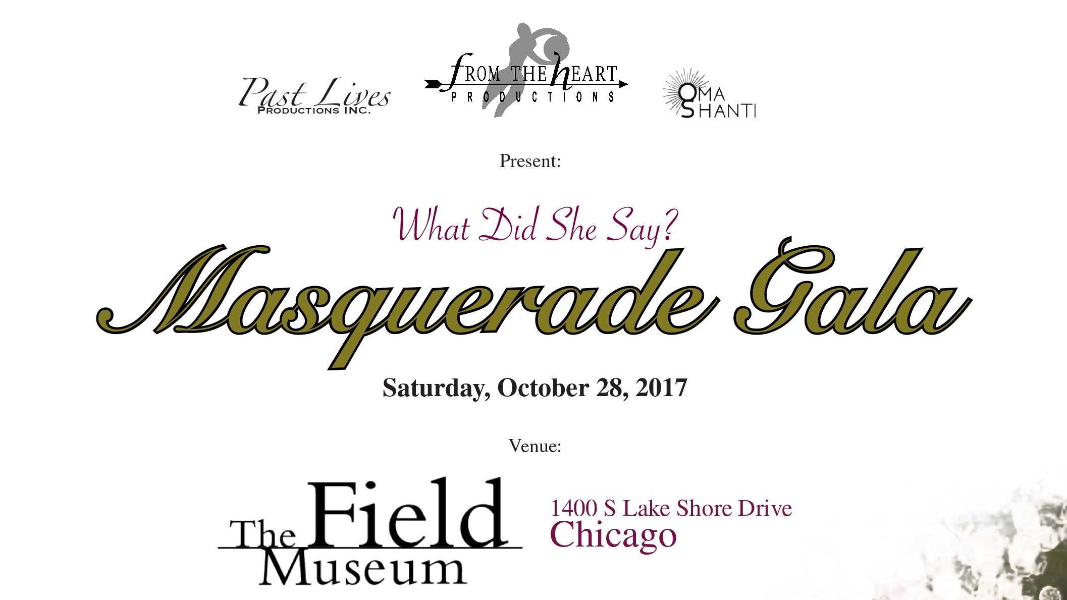 What Did She Say Masquerade Gala Sponsormyevent