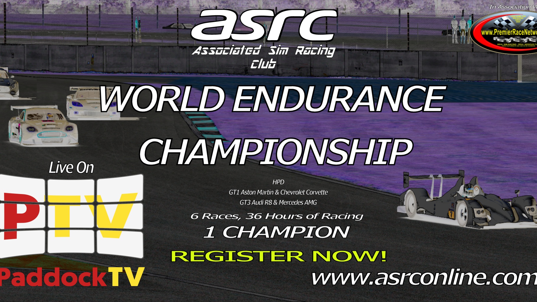 Associated Sim Racing Club World Endurance Championship - SponsorMyEvent