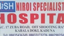 Niroi Specialist Hospital, Zuba Road, Kaduna.