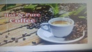 Hot and pure coffee
