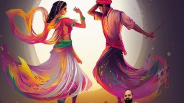 Groove and Glow Bolly Dandia event
