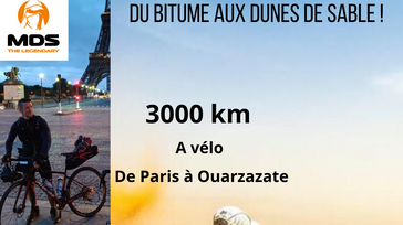 Défi à vélo de Paris au Marathon des Sables !